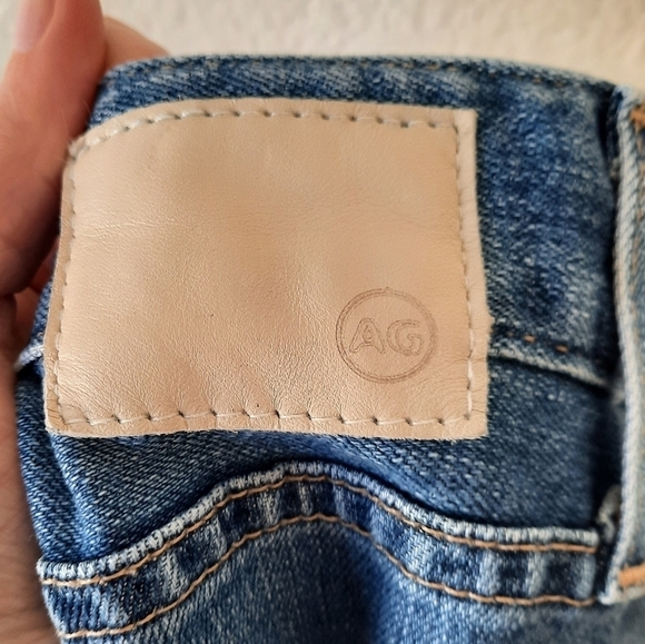 AG 22 Years Landmark Destructed Ex-Boyfriend Distressed Slim Fit Jeans 32 - Picture 7 of 8